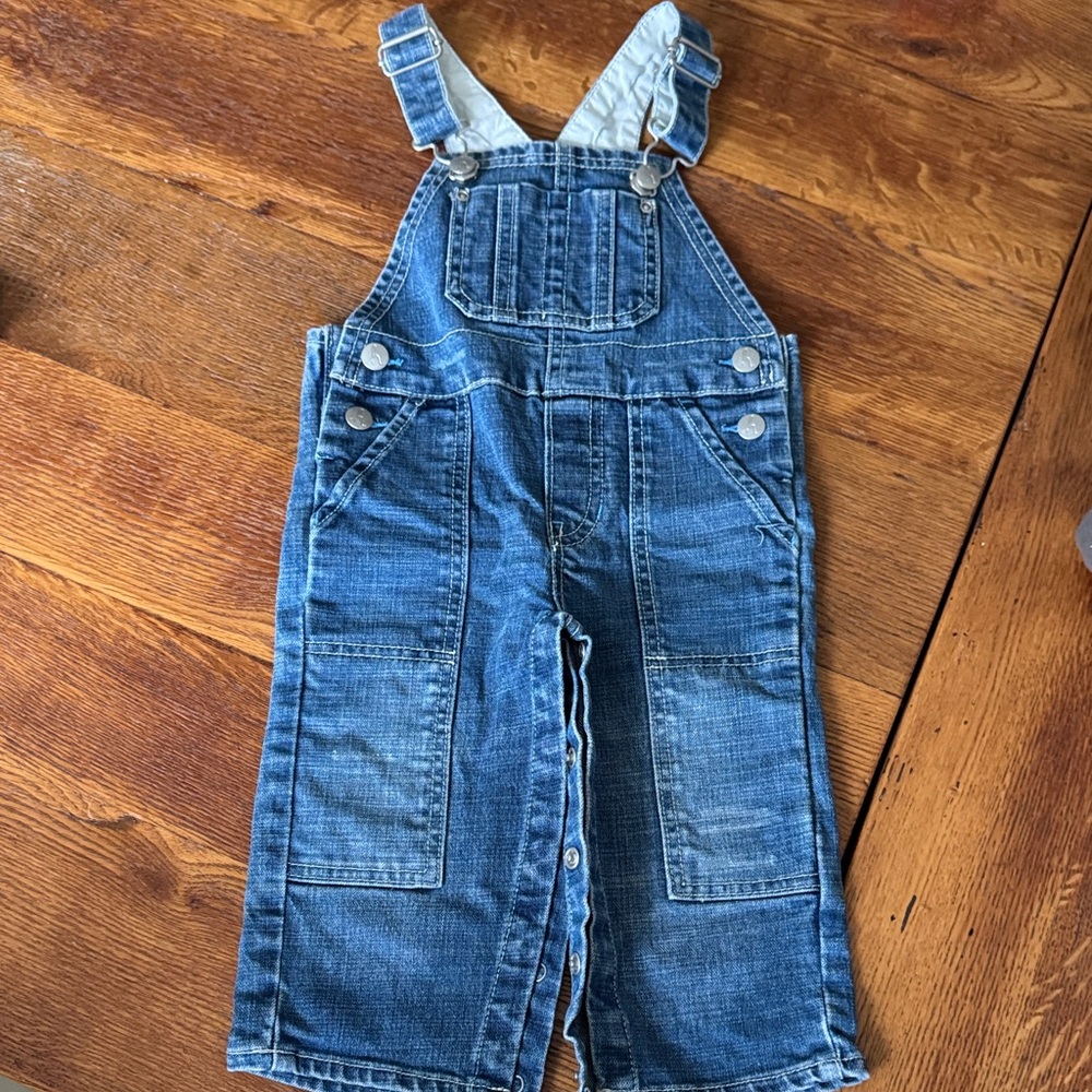 Hatley Blue Denim Kids Overalls